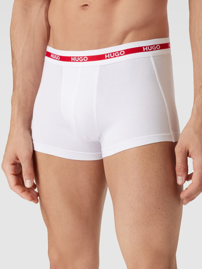 HUGO Nauwsluitende boxershort met logoband Rood - 3