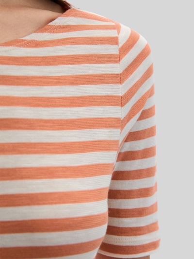 Marc O'Polo Regular Fit T-Shirt aus reiner Baumwolle Orange 3