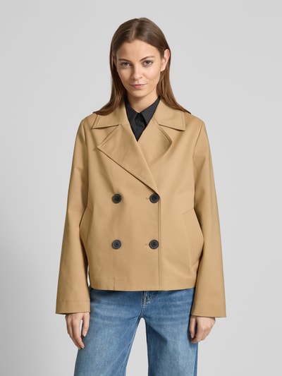 comma Jacke mit Leistentaschen Camel 4