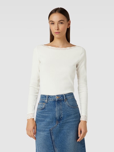 Soyaconcept Top met kant, model 'Sarona' Offwhite - 4