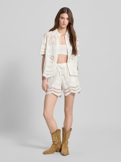 ONLY Regular fit korte broek van puur katoen, model 'KIM‘ Offwhite - 1