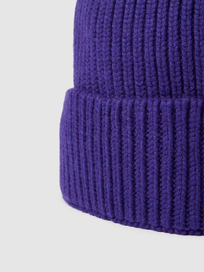 UNIO HAMBURG Czapka beanie z szerokim brzegiem model ‘Mika’ Fioletowy 2