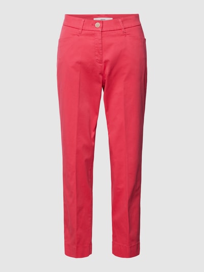 Brax Regular Fit Stoffhose mit Bügelfalten Modell 'STYLE.MARA' Pink 2