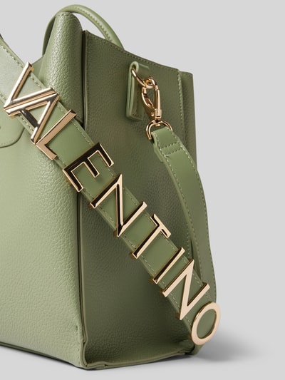 VALENTINO BAGS Handtas met labeldetail in metallic Mintgroen - 2