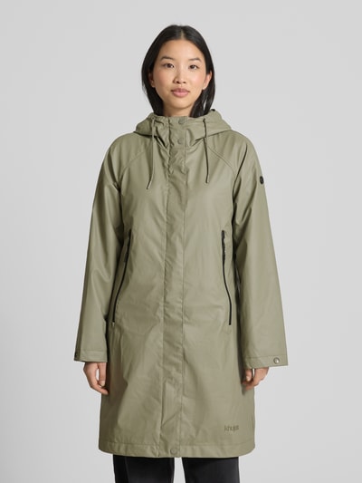 khujo Mantel mit Reißverschlusstaschen Modell 'LIEDE' Khaki 4