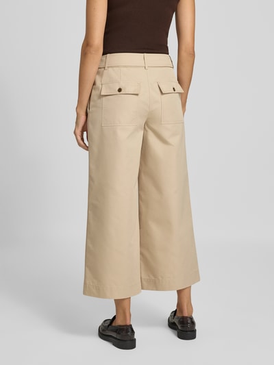 JOOP! Culotte met riem, model 'Philia' Zand - 5