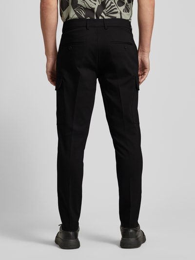 Antony Morato Skinny fit cargobroek met steekzakken opzij Zwart - 5