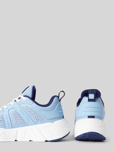 KARL KANI Sneakers met labeldetail, model 'Kani Runner' Lichtblauw - 2