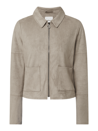 s.Oliver BLACK LABEL Blazer met ritssluitingen Lichtgrijs - 2