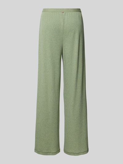 TOMMY HILFIGER Wide leg pyjamabroek van katoenmix Lichtgroen - 3