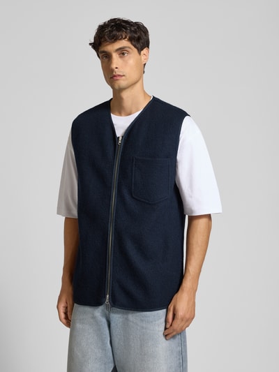 Samsøe Samsøe Gilet met ritssluiting Donkerblauw - 4