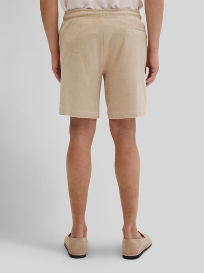 Marc O'Polo Regular Fit Sweatshorts aus reinem Baumwoll-Frottee Beige 5