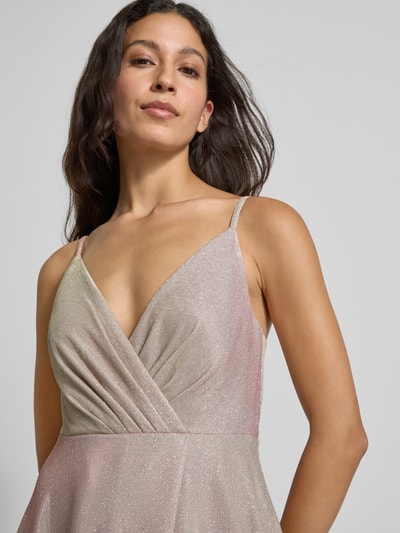 Jake*s Cocktail Sukienka wieczorowa z cienkimi ramiączkami Metaliczny różowy 3