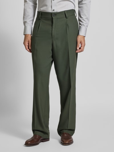 HUGO Regular Fit Anzughose mit Viskose-Anteil Modell 'FLIPS' Dunkelgruen 4