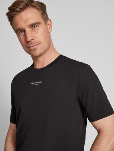 Marc O'Polo Regular Fit T-Shirt aus reiner Baumwolle Black 3