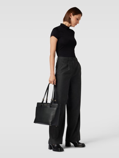 MICHAEL Michael Kors Shopper aus Leder mit Label-Detail Modell 'WINSTON' Black 1