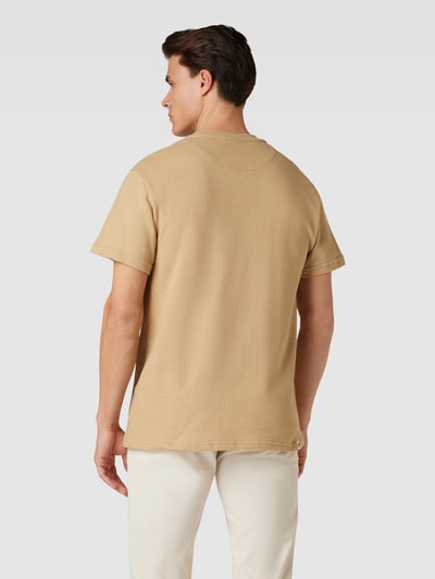 ANERKJENDT T-shirt met borstzak, model 'KIKKI' Beige - 5