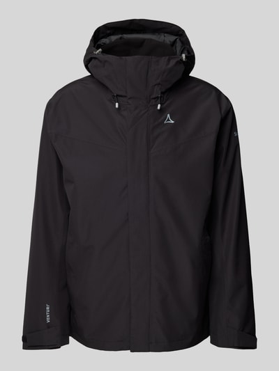 Schöffel Softshell-jack met labelprint, model 'OKERE' Zwart - 2