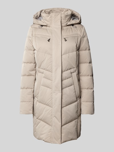 Gil Bret Płaszcz pikowany z kapturem Piaskowy 2