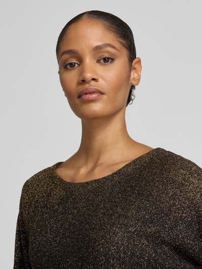 Apricot Gebreide pullover met ribboorden Zwart - 3