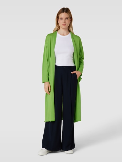 Smith and Soul Cardigan met opengewerkte voorkant Groen - 4