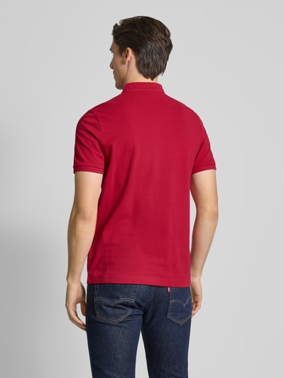 HECHTER PARIS Poloshirt mit kurzer Knopfleiste Hellrot 5