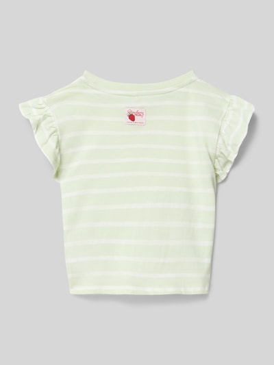 ONLY regular fit T-shirt van puur katoen model 'KALINKA' Mintgroen - 3