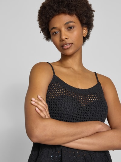 Only Top o kroju regular fit z dzianiny z mieszanki bawełny model ‘MARY LIFE’ Czarny 3