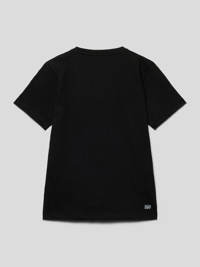 Lacoste T-Shirt mit Label-Detail Black 3