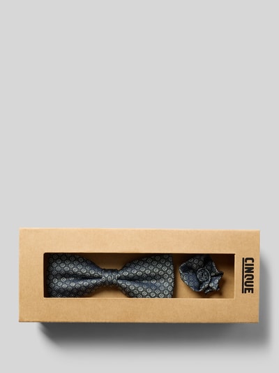 Cinque Strik en pochet van zijde, model 'PIO' Rietgroen - 1