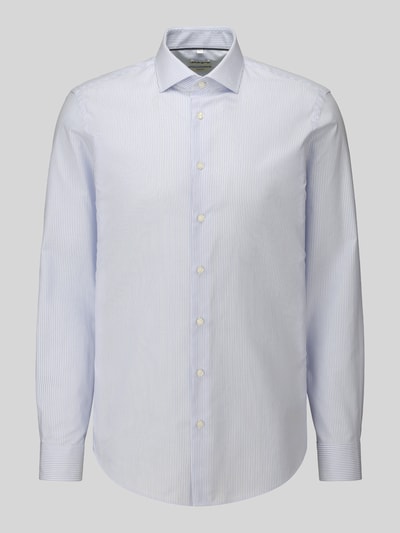 Jake*s Slim Fit Businesshemd mit Rückenpasse Bleu 2