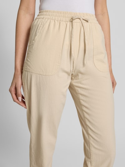 Soyaconcept Tapered fit broek met steekzakken, model 'Cissie' Zand - 3