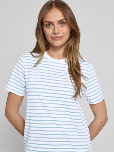 Vila T-Shirt mit Rundhalsausschnitt Modell 'NORA' Hellblau 3