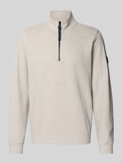 Lerros Sweatshirt met opstaande kraag, model 'SELANIK' Offwhite - 2