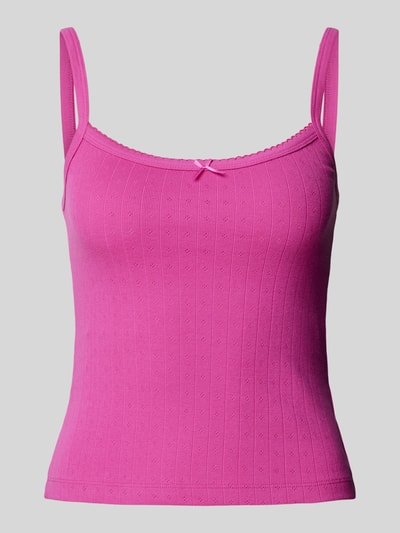 Review Top mit Schleifen-Detail Fuchsia 1