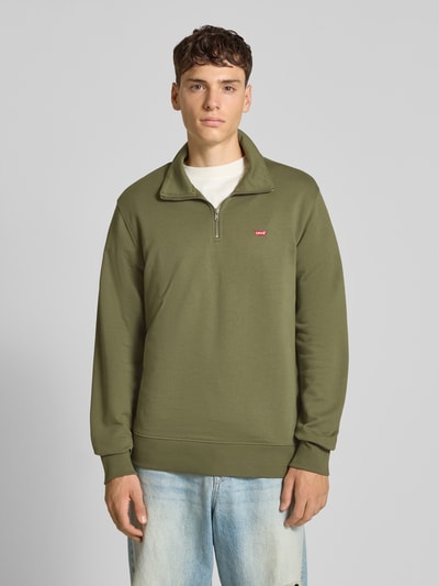 Levi's® Sweatshirt mit Logo-Stitching Oliv 4