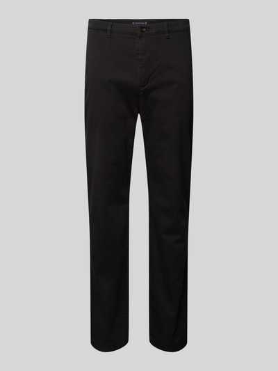 Tommy Hilfiger Chino met achterzakken, model 'DENTON' Zwart - 2