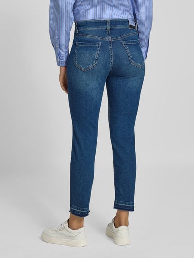 Marc Cain Slim fit jeans in 5-pocketmodel Marineblauw gemêleerd - 5