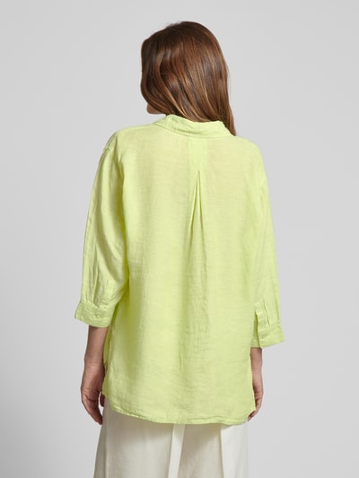 OPUS Blouseshirt met V-hals, model 'Fengani' Lichtgroen - 5