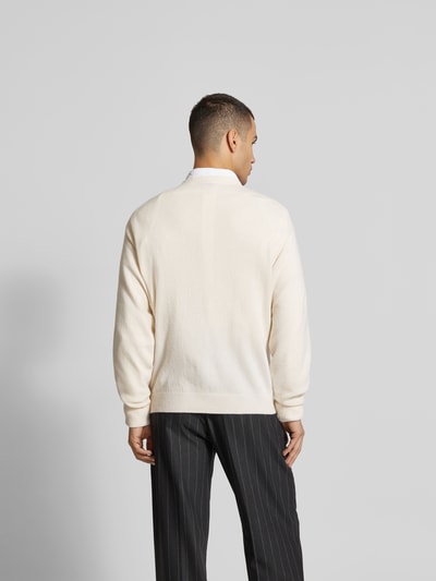 Kenzo Pullover mit Label-Print Offwhite 5