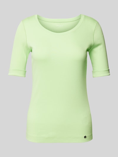Marc Cain T-shirt met ronde hals Neon groen - 2