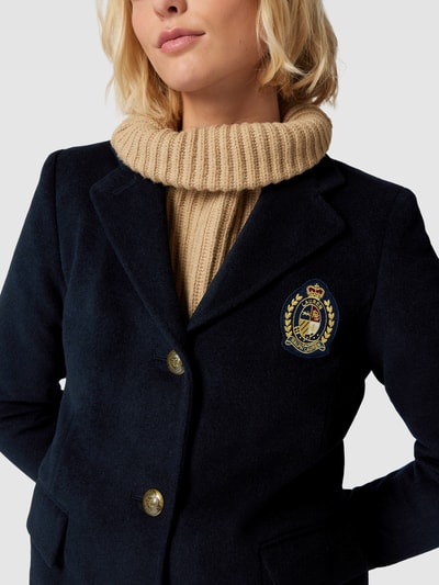 Lauren Ralph Lauren Mantel mit Label-Patch Marine 3