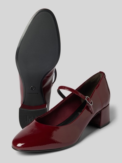 Tamaris Pumps met blokhak Bordeaux - 4