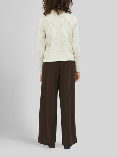 s.Oliver BLACK LABEL Pullover mit leichtem Stehkragen Hellgrau 4