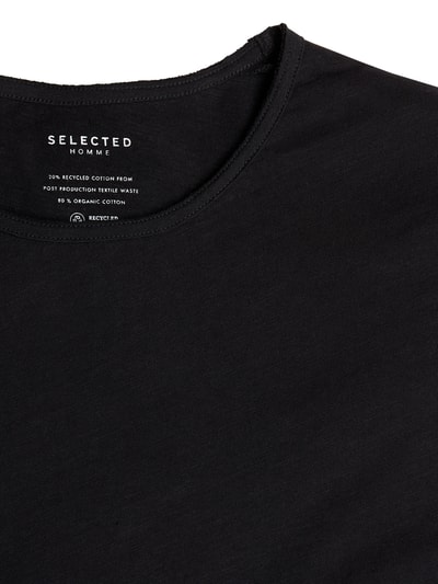 SELECTED HOMME T-Shirt aus Organic Cotton Modell 'Morgan' Black 2