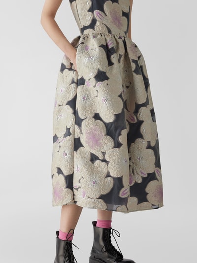 Stine Goya Knielanges Kleid mit Spaghettiträgern Hellrosa 6