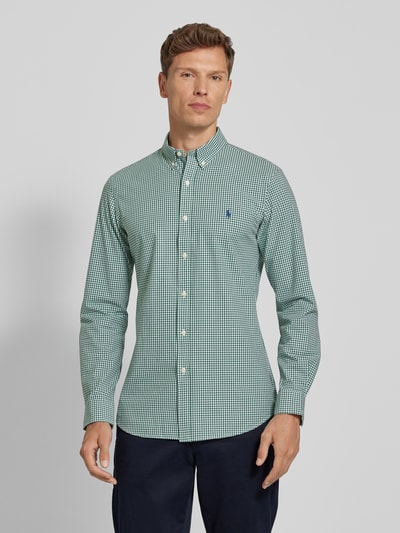 Polo Ralph Lauren Slim fit vrijetijdsoverhemd met button-downkraag Lichtgroen - 4