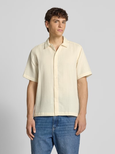 Only & Sons Regular fit vrijetijdsoverhemd van puur katoen Offwhite - 4