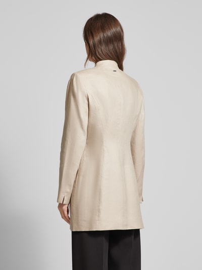 WHITE LABEL Longblazer mit Stehkragen Sand 5