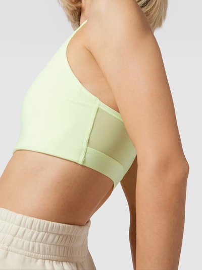 NIKE TRAINING Bustier met racerback Neongeel gemêleerd - 3